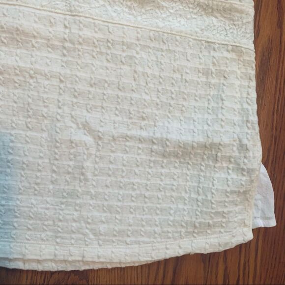 ANTHROPOLOGIE Deletta Ivory Embroidered Top Small - Picture 6 of 16